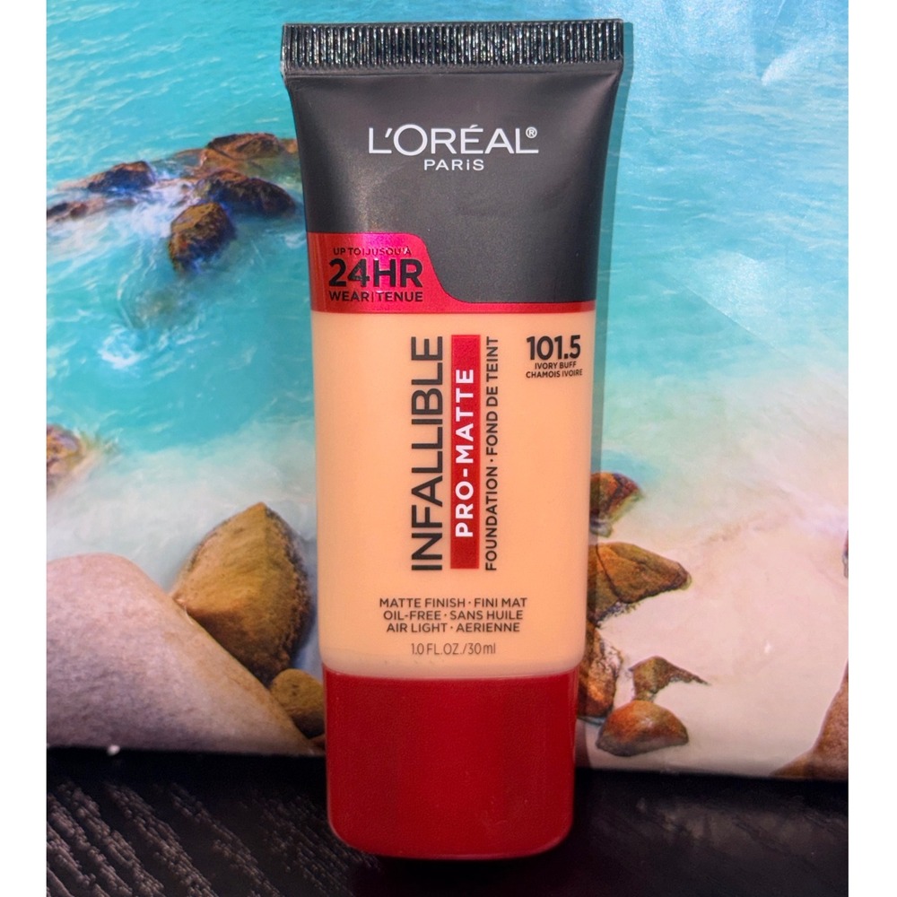 L'Oreal Infallible Pro-Matte Foundation 101.5 Ivory Buff 24HR Wear 1oz